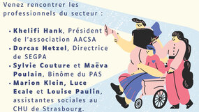 Visuel conférences métiers, extrait de l'affiche Visuel conférences métiers, extrait de l'affiche