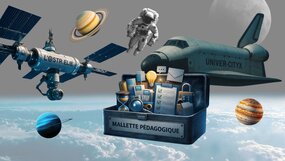 Visuel graphique de l'escape game pédagogique | L'atelier de l'INSPE