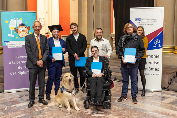 Photo d'une des promotions de master | CRDD du 29 novembre 2025 | Photo : Nicolas Busser, Unistra