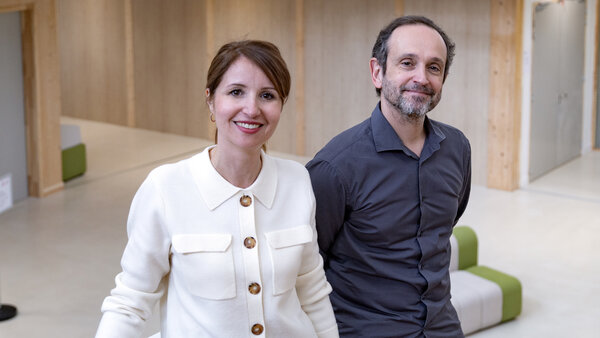 Najoua Mohib et Stéphane Guillon | INSPÉ de l'académie de Strasbourg | Photo : Catherine Schröder, Unistra