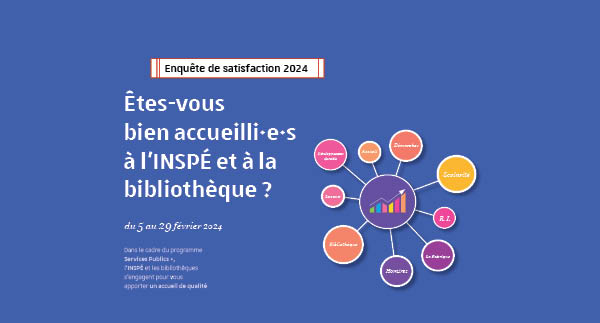 Visuel graphique enquête de satisfaction | INSPE